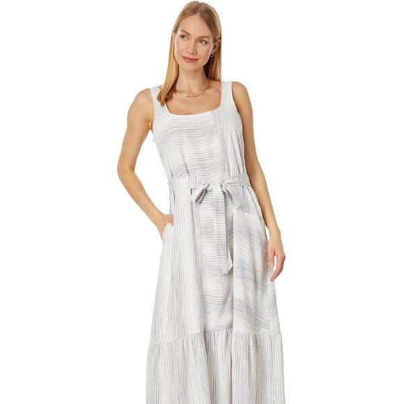 Splendid Kira Dress - Oyster Stripe - Picture 1 of 8
